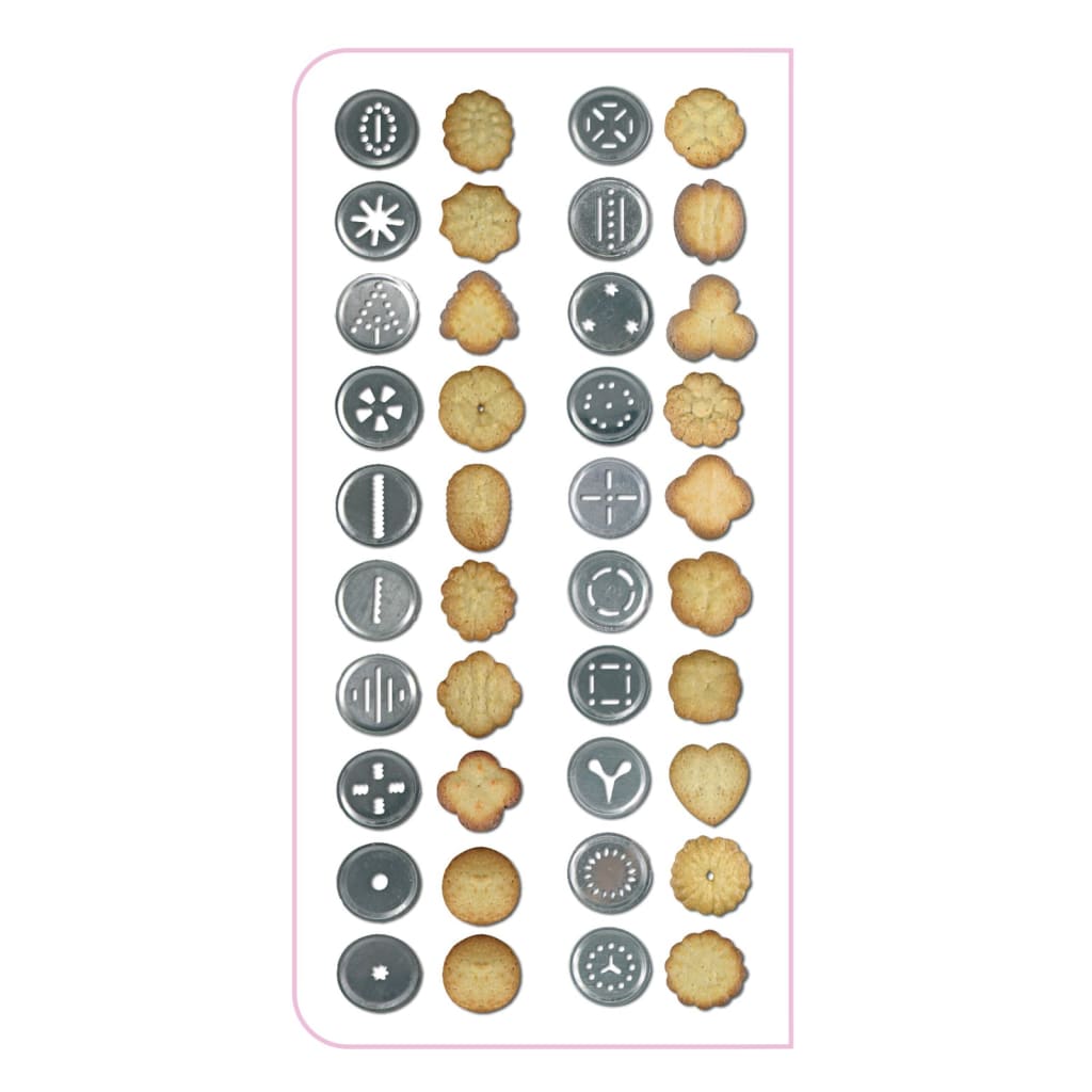 HI Manga pastelera para galletas con 20 discos con formas