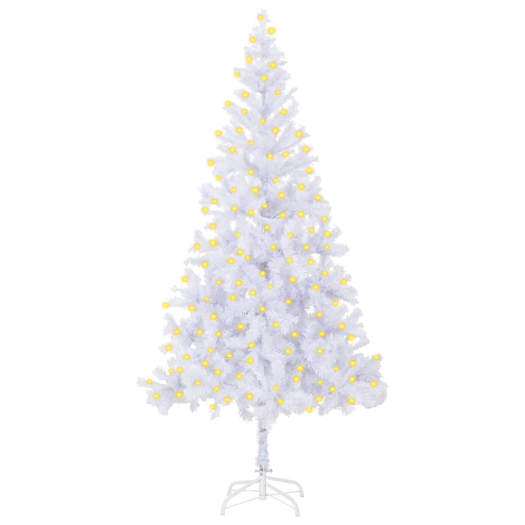 vidaXL Árbol de Navidad artificial con luces y soporte 910 ramas 210cm