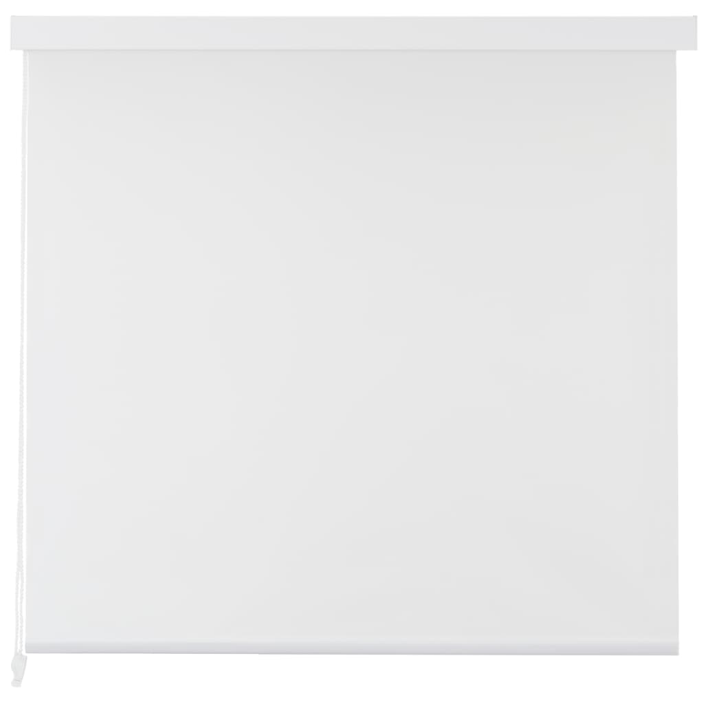vidaXL Persiana enrollable de ducha blanco 140x240 cm