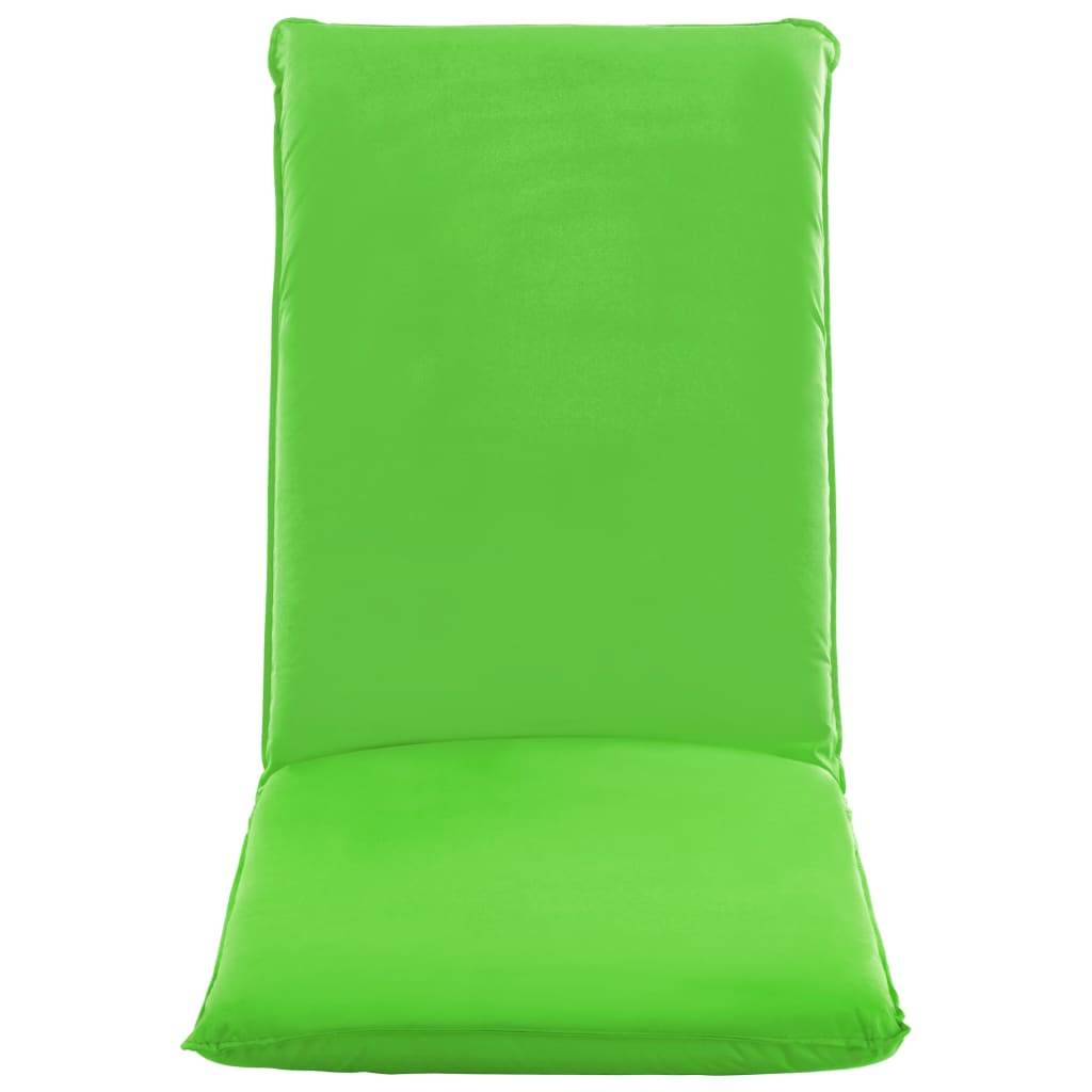 vidaXL Tumbona plegable de tela Oxford verde