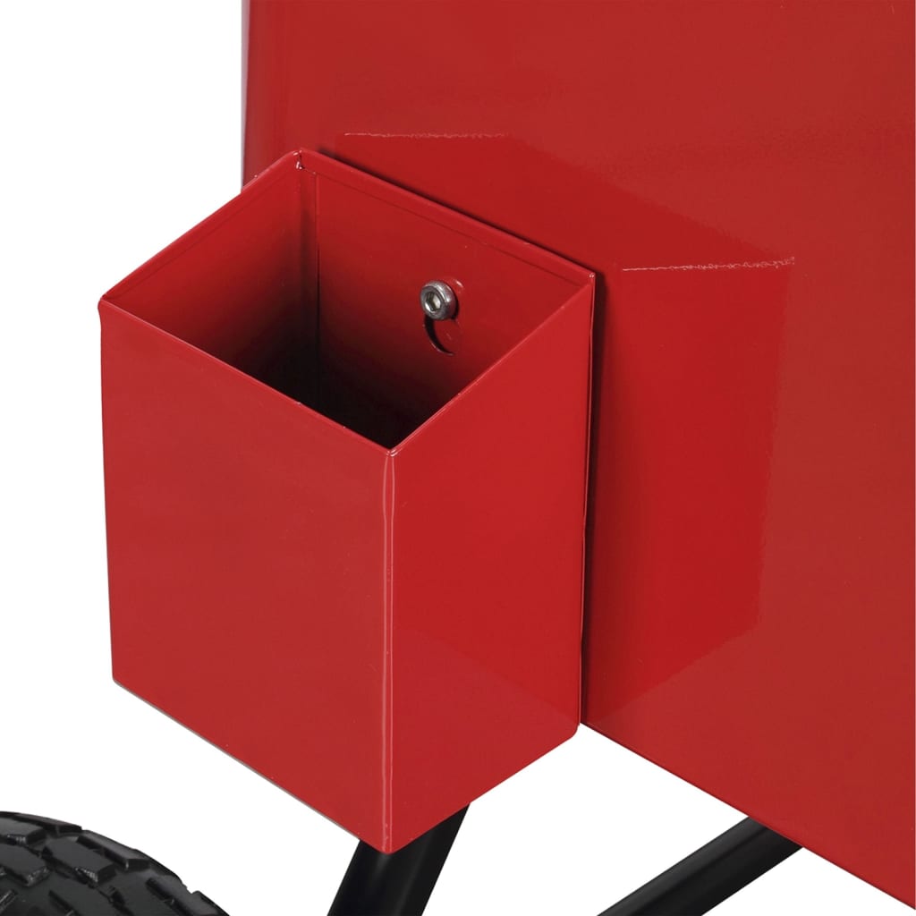 AXI Nevera portátil con ruedas color rojo 76 L
