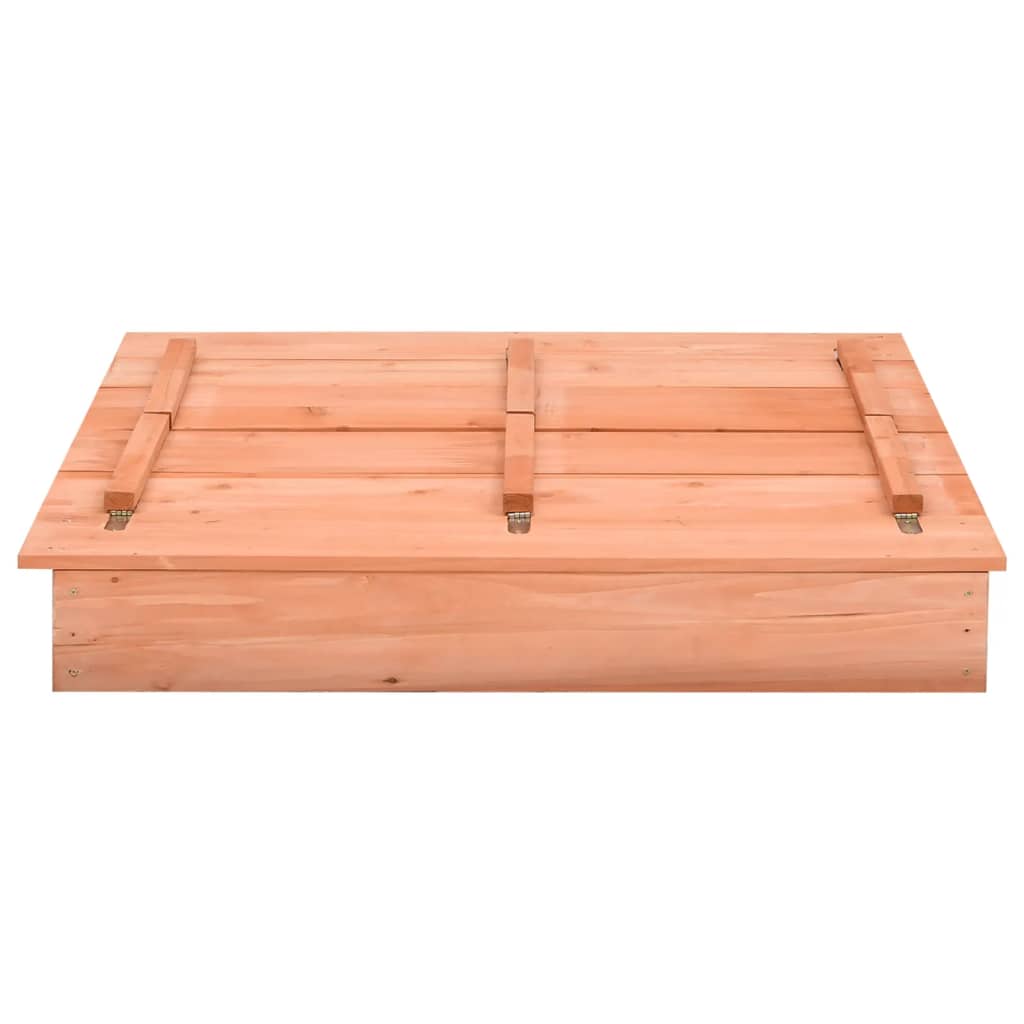 vidaXL Arenero de madera de abeto 95x90x15 cm