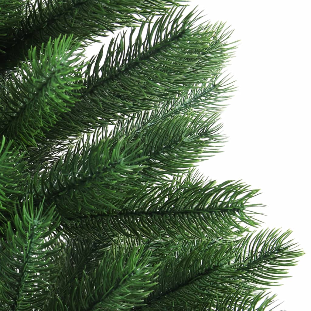 vidaXL Árbol de Navidad artificial preiluminado con luces verde 65 cm