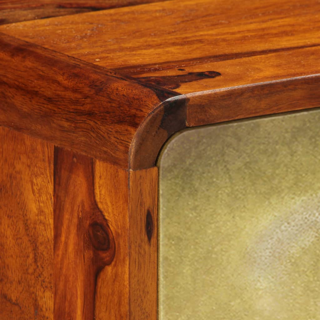 vidaXL Mueble para TV de madera maciza de sheesham 120x30x40 cm