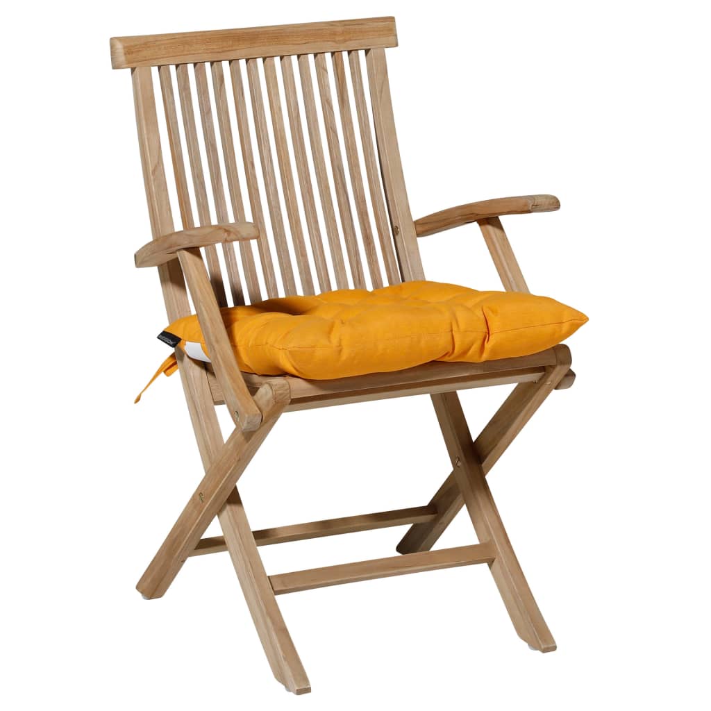 Madison Cojín para silla Panama dorado brillo 46x46 cm
