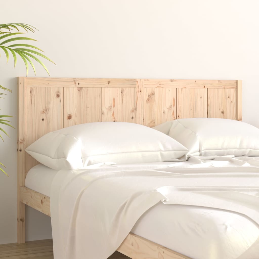 vidaXL Cabecero de cama madera maciza de pino 145,5x4x100 cm