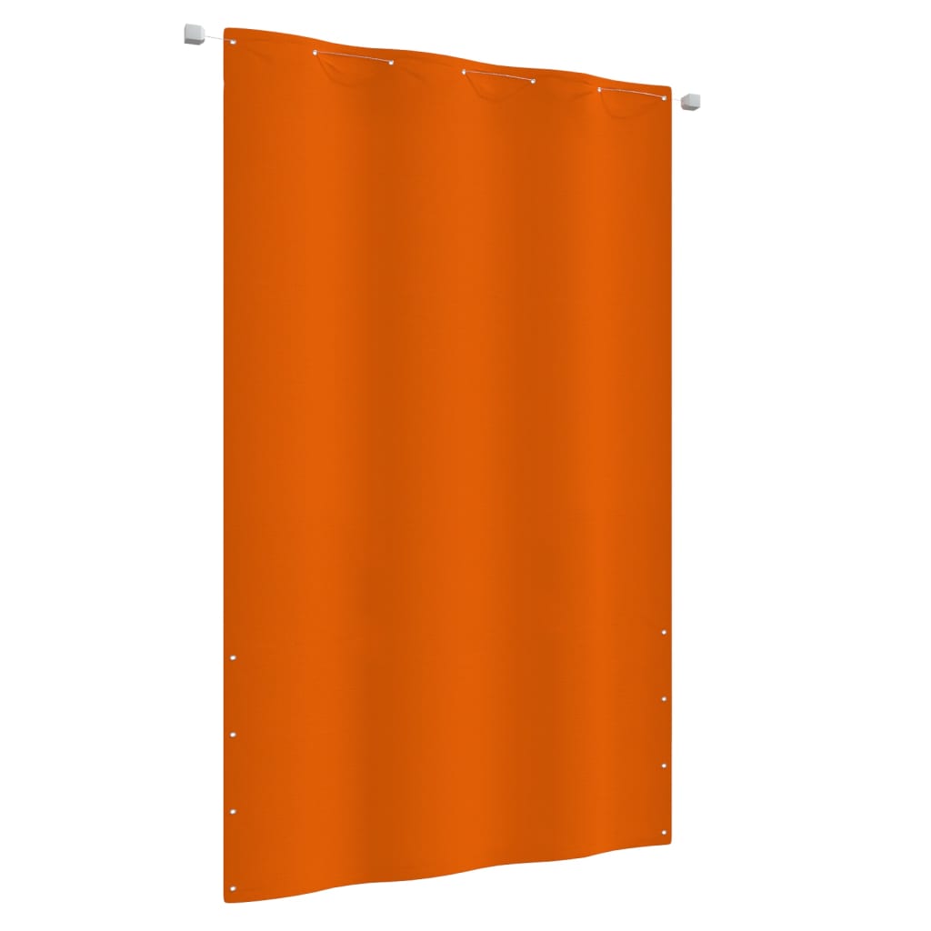 vidaXL Toldo pantalla para balcón de tela oxford naranja 140x240 cm