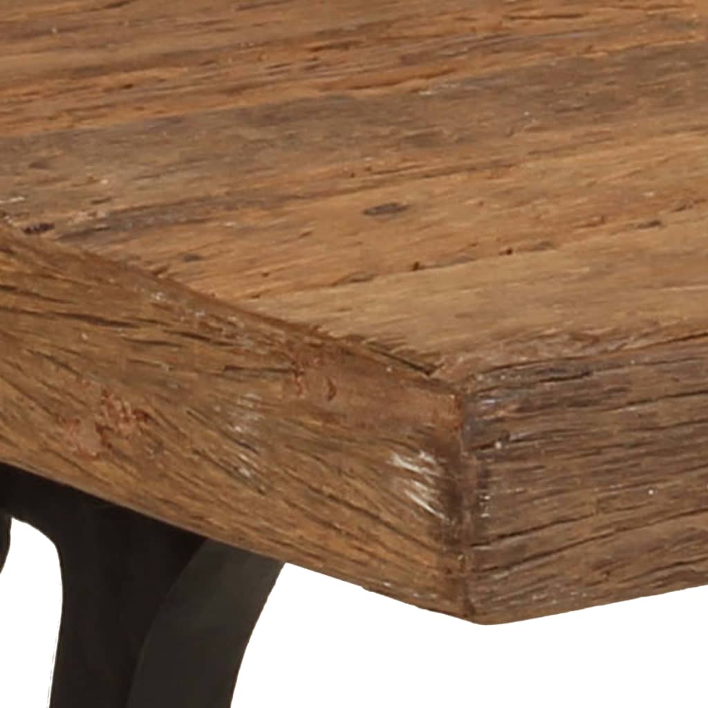 vidaXL Mesa de centro de madera maciza reciclada 100x60x40 cm