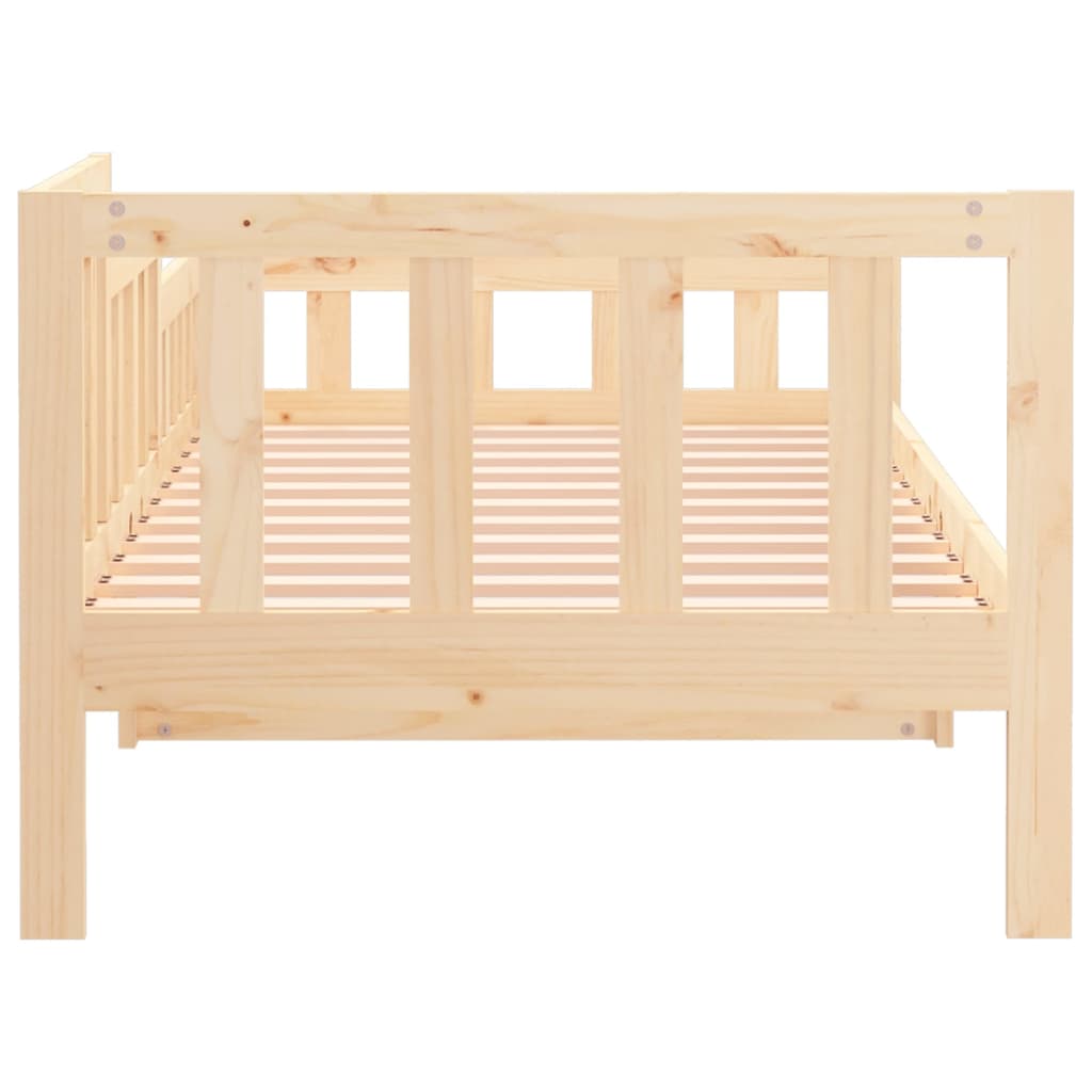 vidaXL Sofá cama madera maciza de pino 90x190 cm