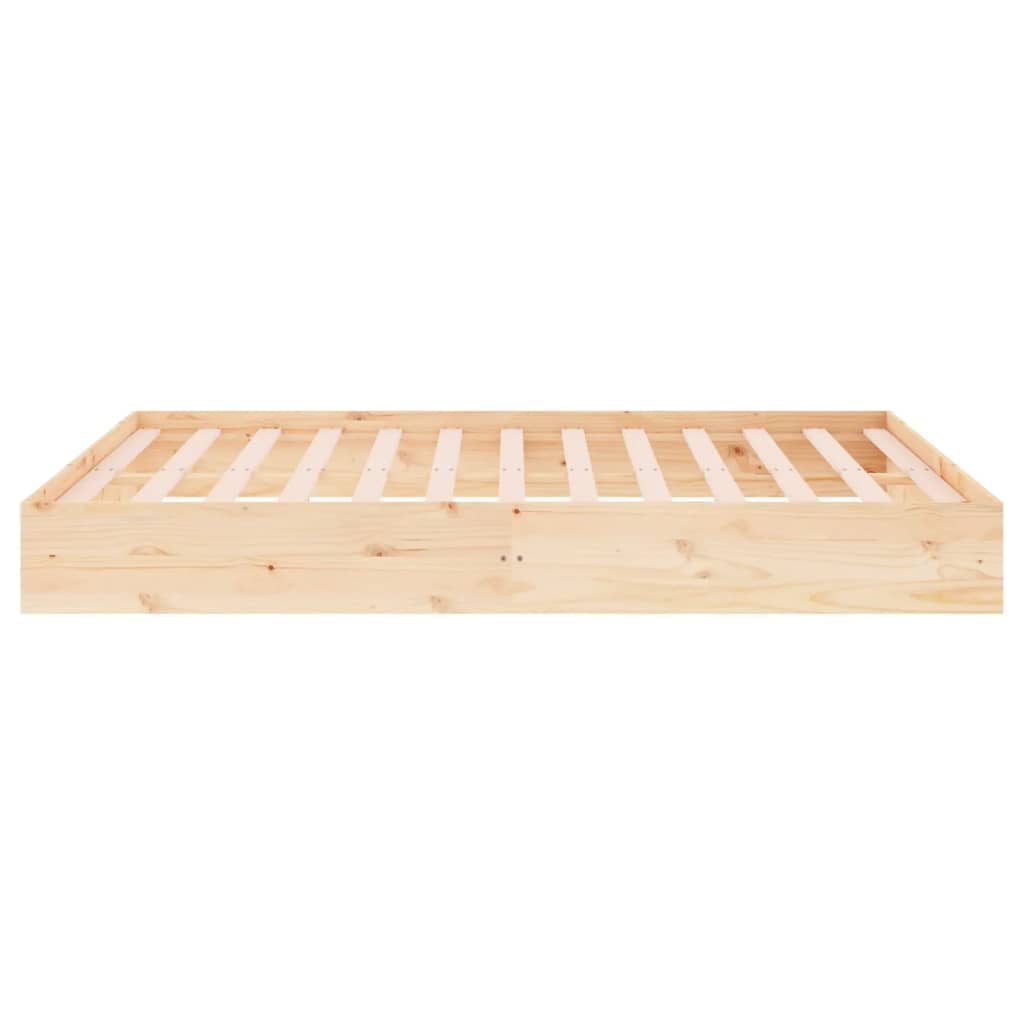 vidaXL Estructura de cama madera maciza king size 150x200 cm