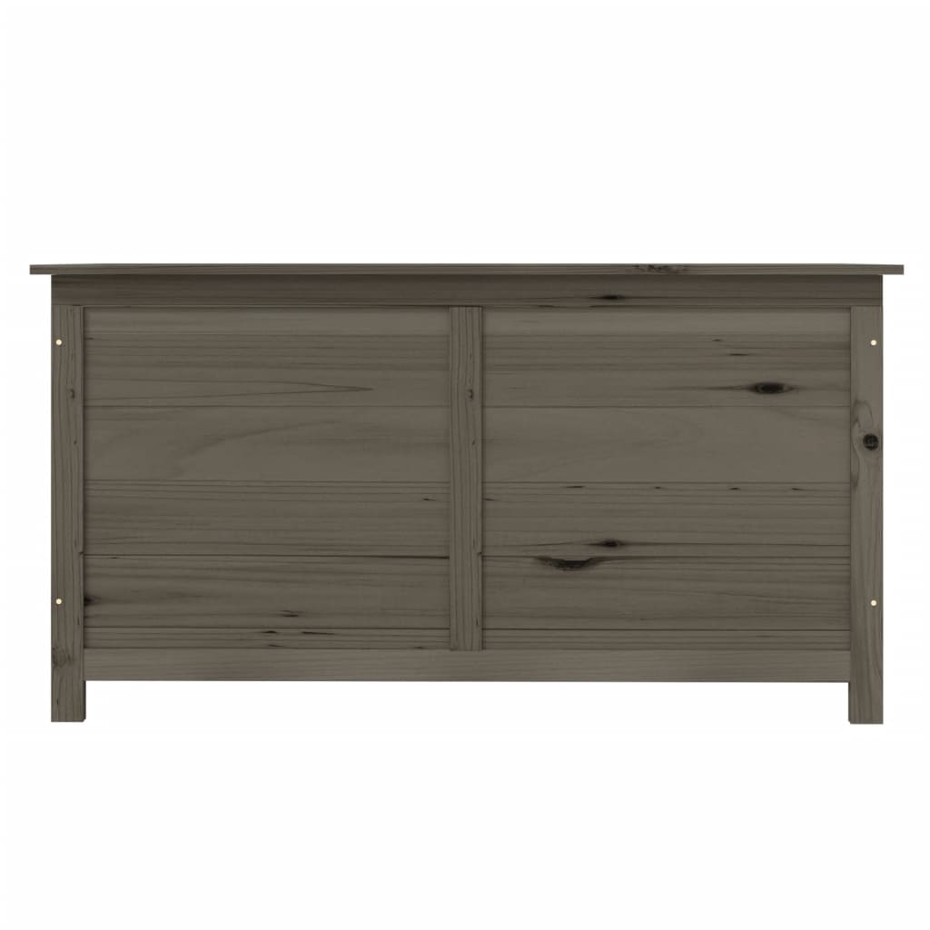 vidaXL Baúl para cojines madera de abeto gris antracita 100x50x56 cm