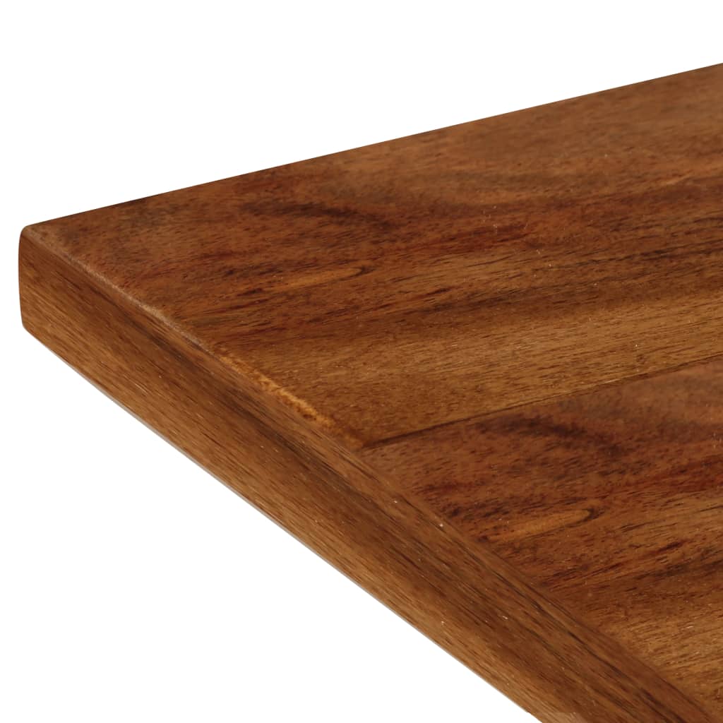 vidaXL Banco de comedor madera de acacia maciza y acero 160x40x45 cm