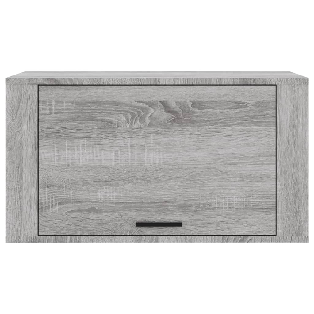 vidaXL Mueble zapatero pared madera de pino gris Sonoma 70x35x38 cm