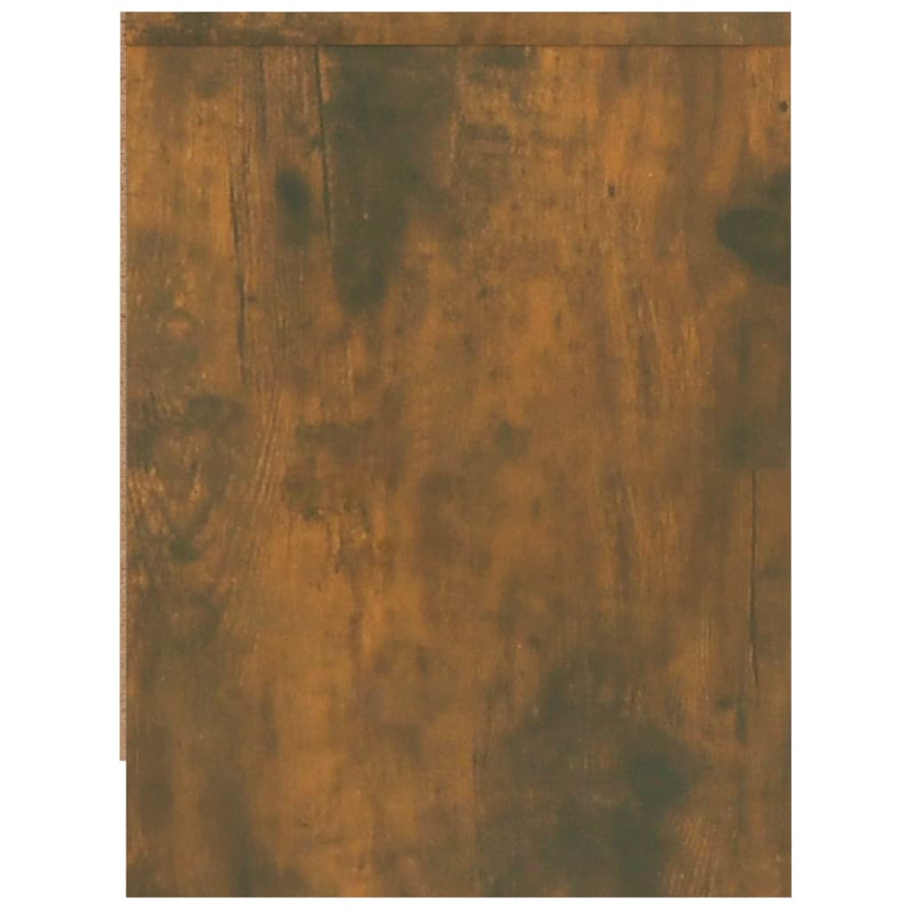 vidaXL Mesita de noche madera contrachapada roble ahumado 40x30x40 cm