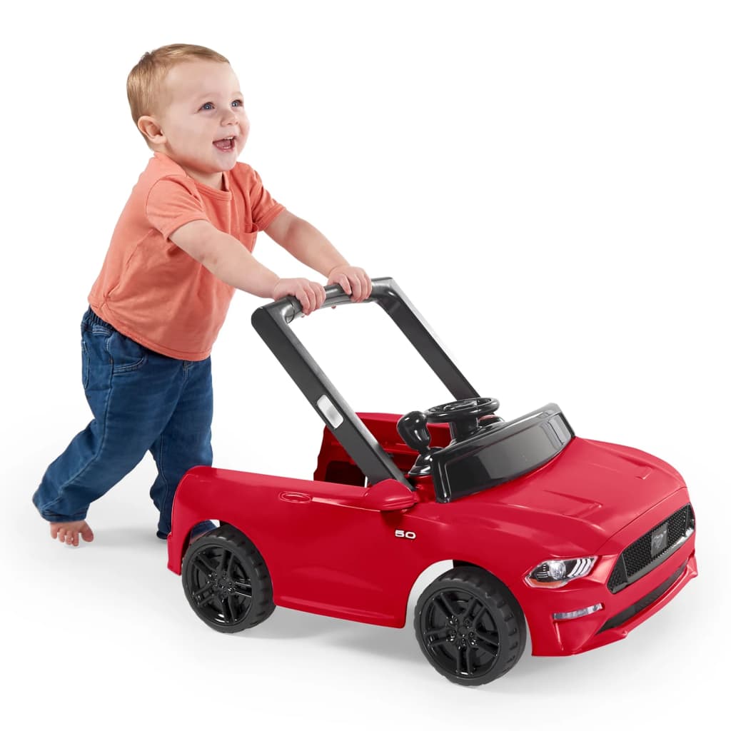 Bright Starts Andador para bebés Ford Mustang 3 en 1 rojo
