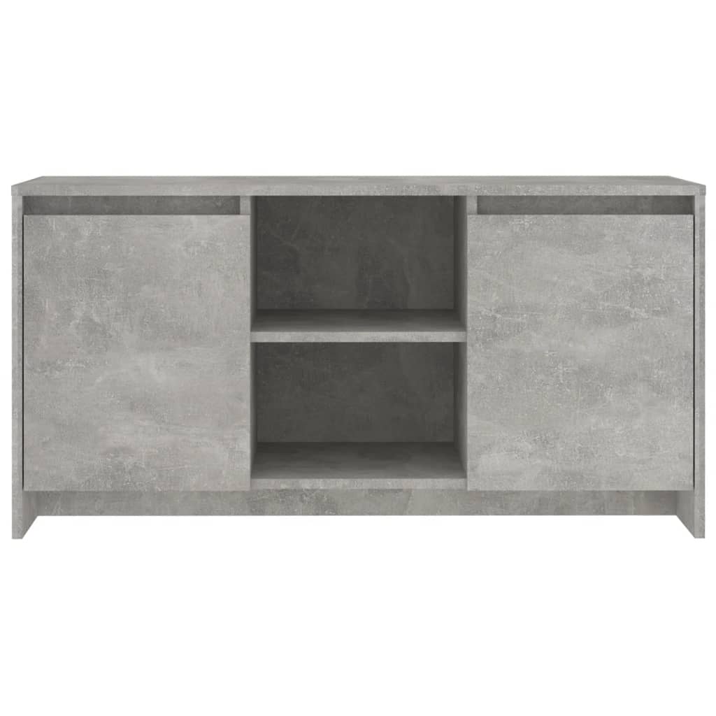 vidaXL Mueble de TV madera contrachapada gris hormigón 102x37,5x52,5cm