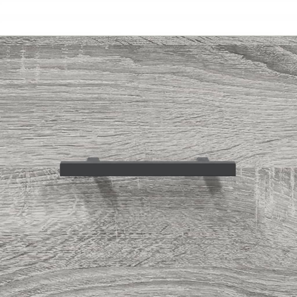 vidaXL Armario de pared madera de ingeniería gris Sonoma 80x36,5x35 cm