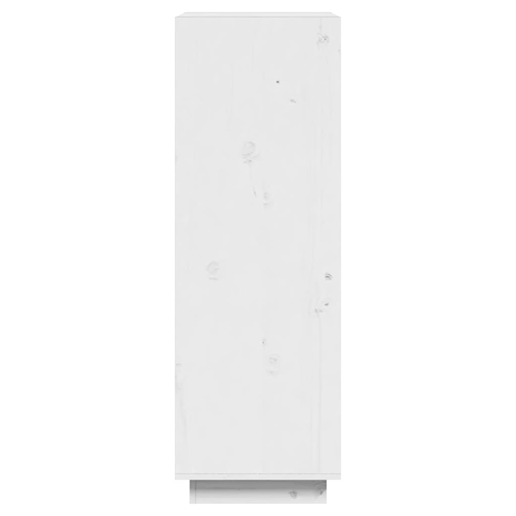 vidaXL Estantería/divisor de espacios madera pino blanco 60x35x103 cm