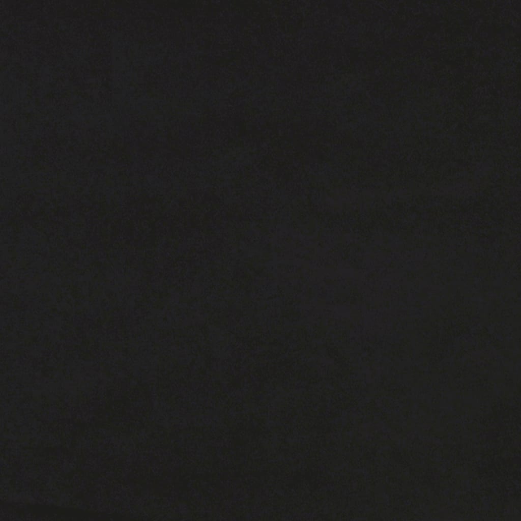 vidaXL Reposapiés de terciopelo negro 77x55x31 cm
