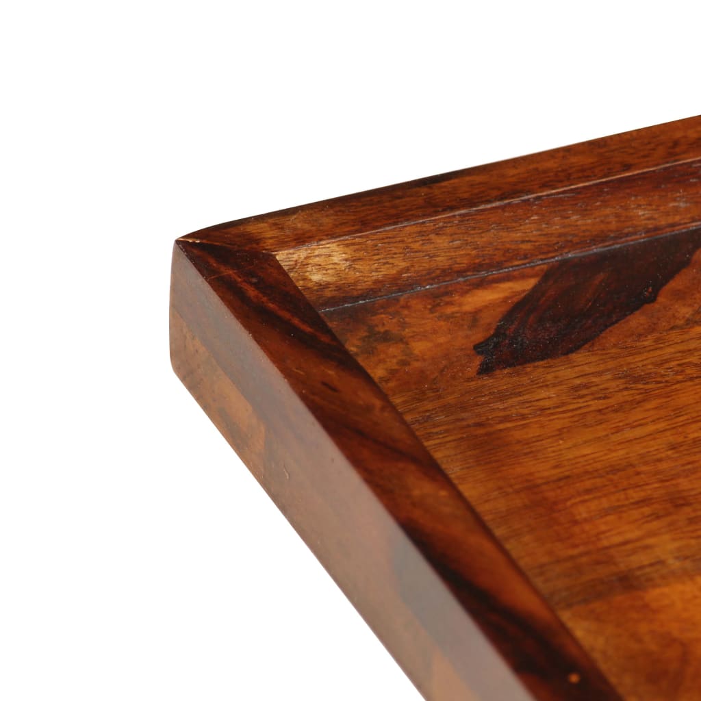 vidaXL Bandeja de servicio de madera maciza de sheesham 50x50 cm