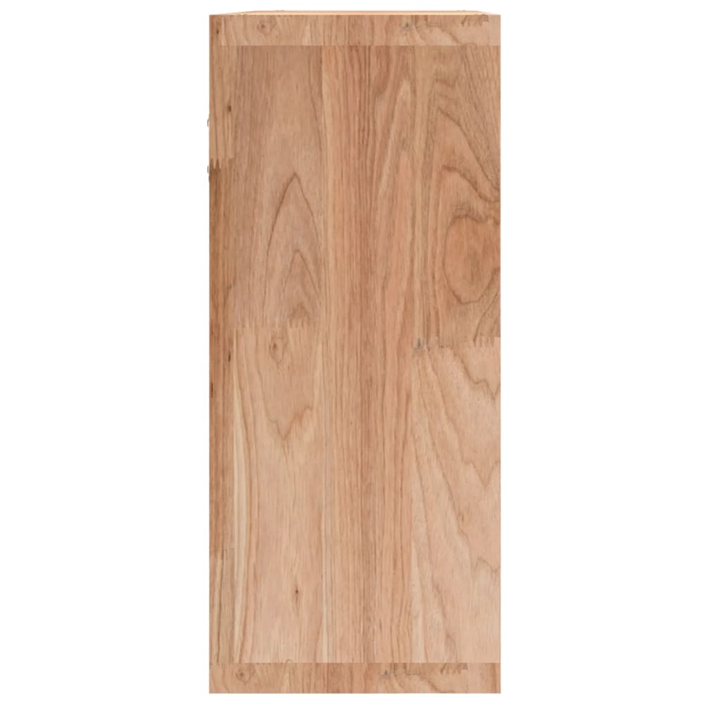 vidaXL Mueble de pared madera maciza nogal 42x18x42 cm