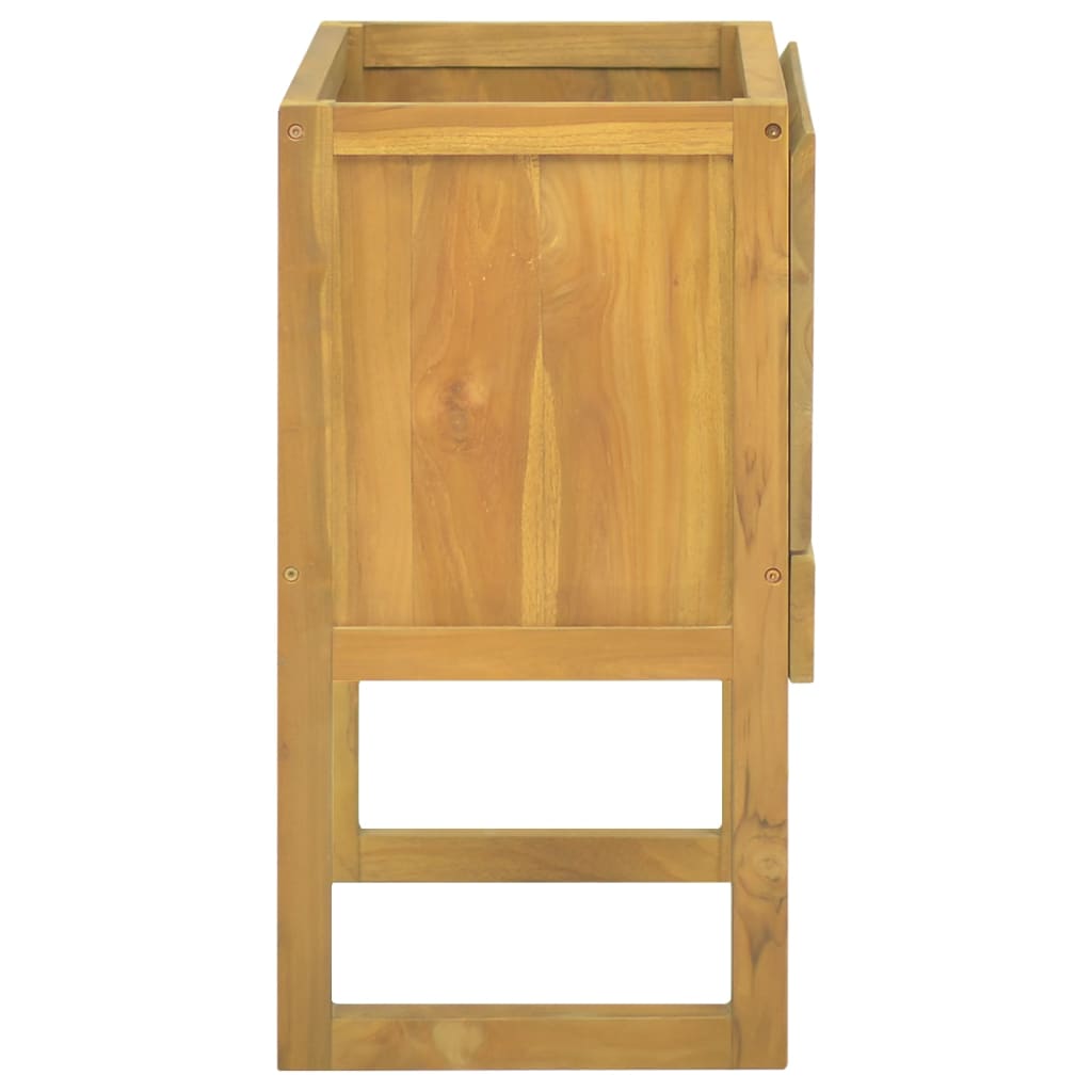 vidaXL Armario de baño madera maciza de teca 60x45x75 cm