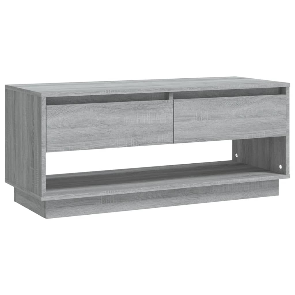 vidaXL Mueble de TV madera de ingeniería gris Sonoma 102x41x44 cm