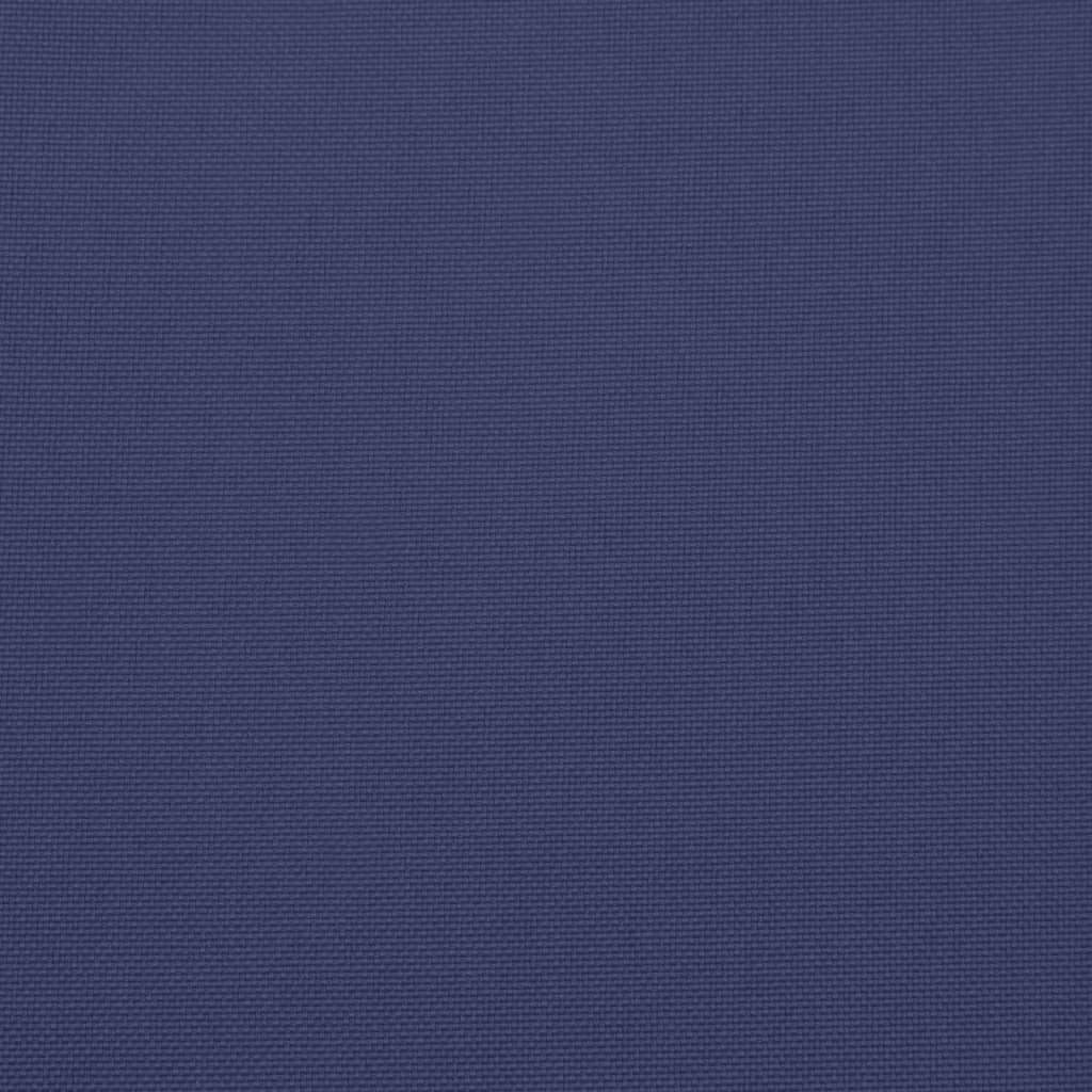 vidaXL Cojín para sofá de palets de tela azul marino 50x50x12 cm