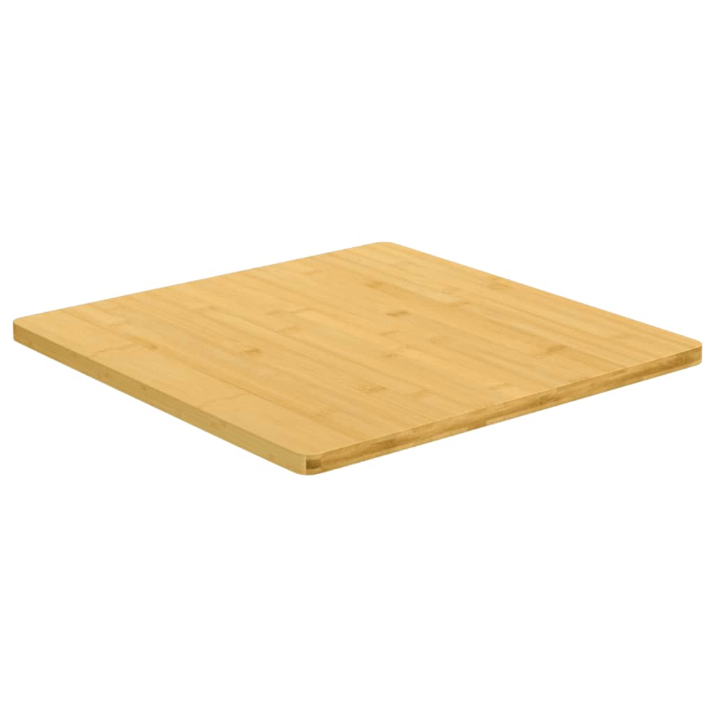 vidaXL Tablero de mesa de bambú 50x50x1,5 cm