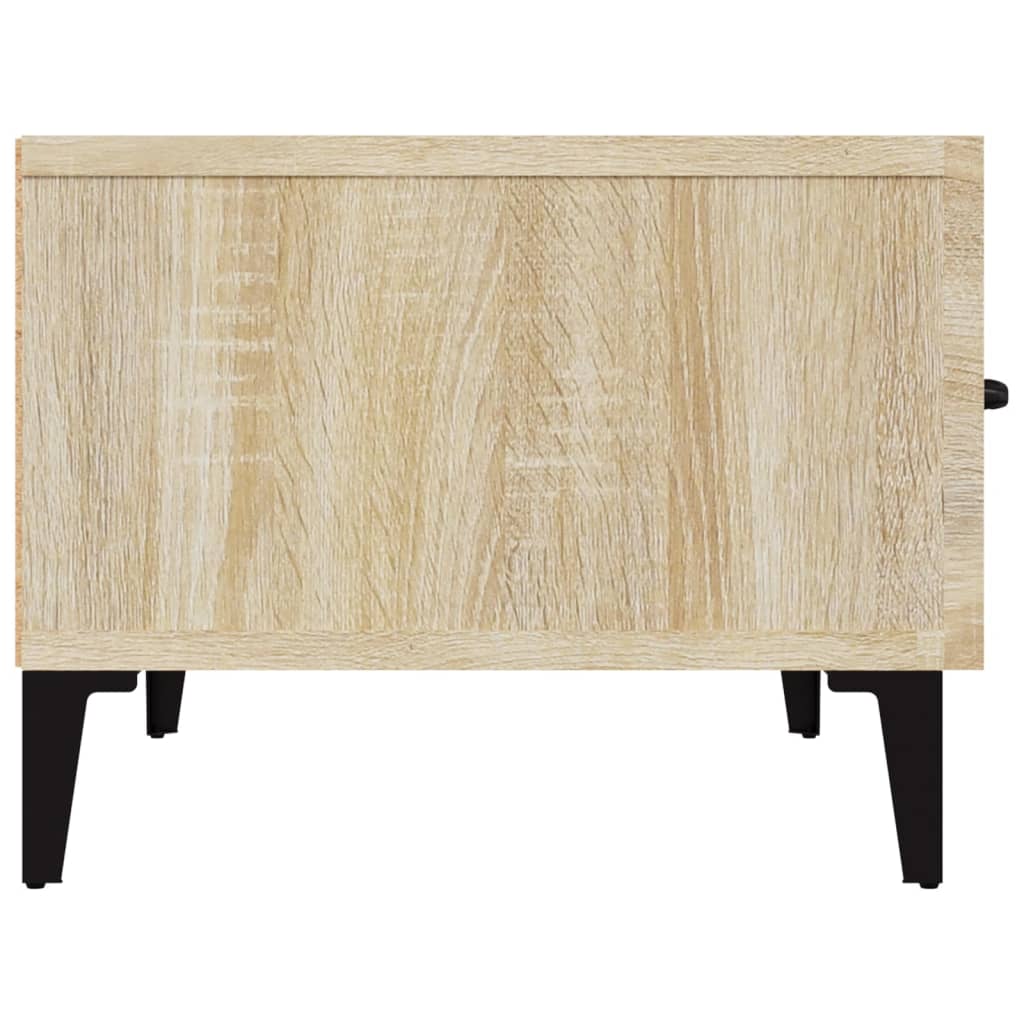 vidaXL Mueble de TV madera contrachapada roble Sonoma 150x34,5x30 cm