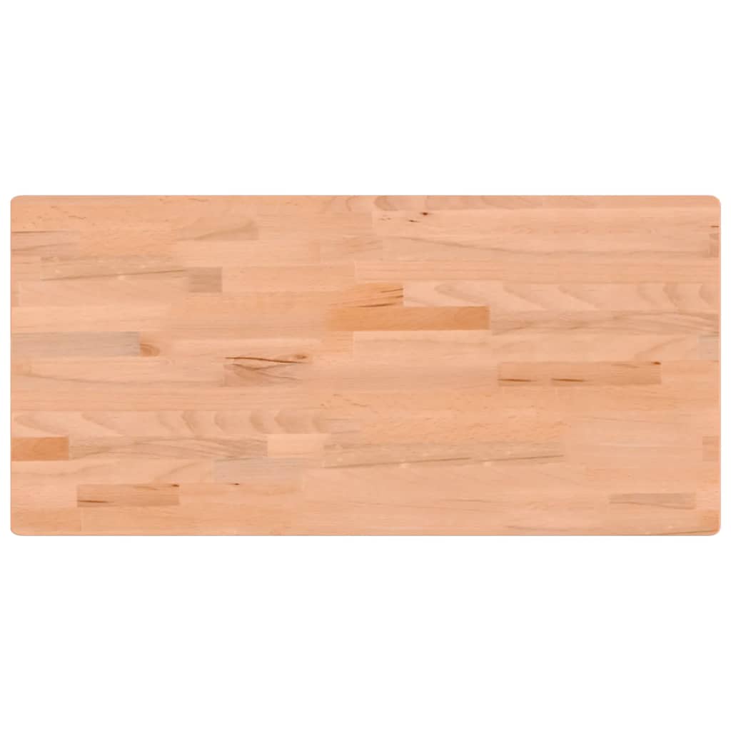 vidaXL Banco de trabajo madera maciza de haya y metal 115x55x81,5 cm