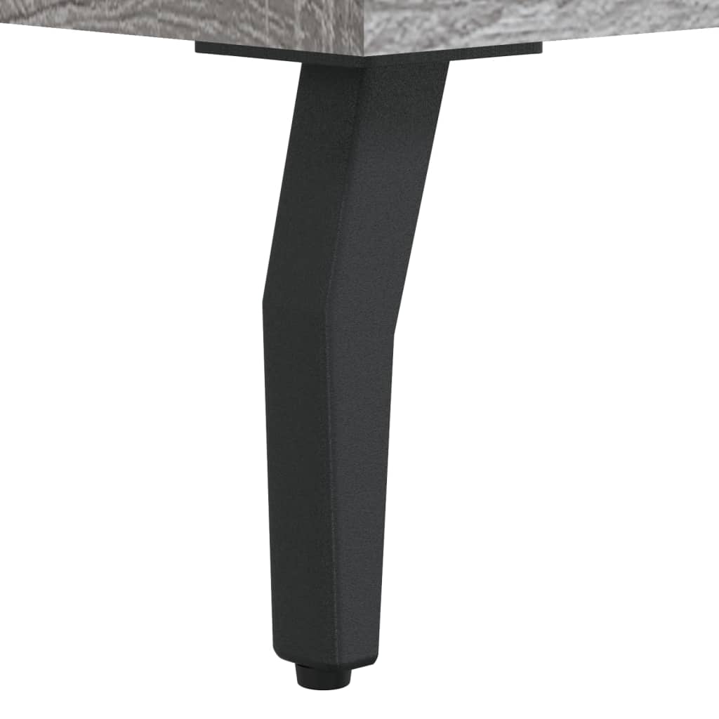 vidaXL Aparador alto madera contrachapada gris Sonoma 34,5x34x180 cm