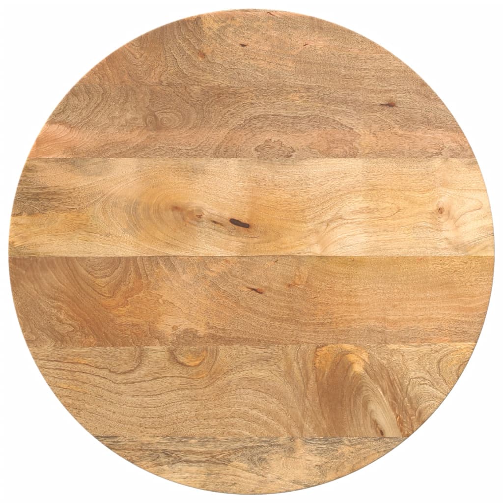vidaXL Tablero de mesa redondo madera maciza de mango Ø 50x2,5 cm