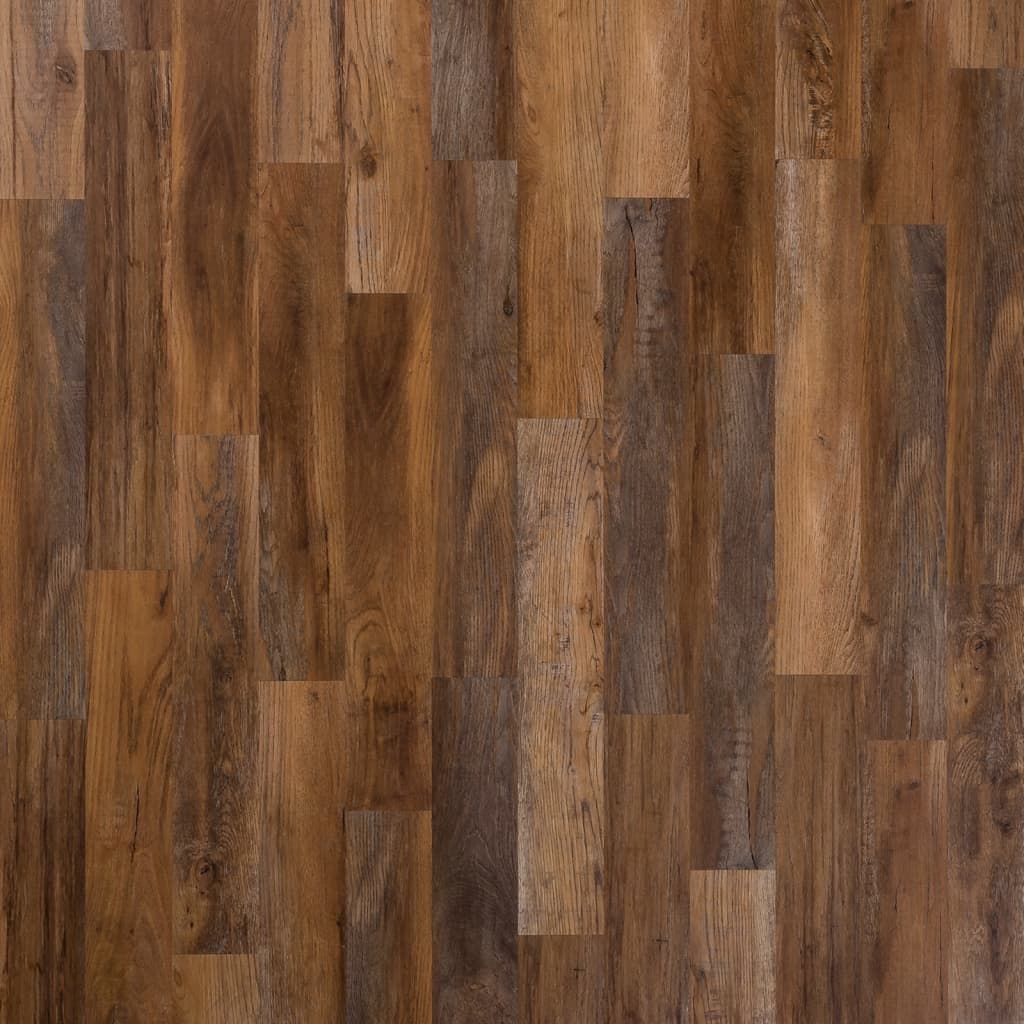WallArt Tablones de aspecto madera de roble Barnwood marrón ámbar
