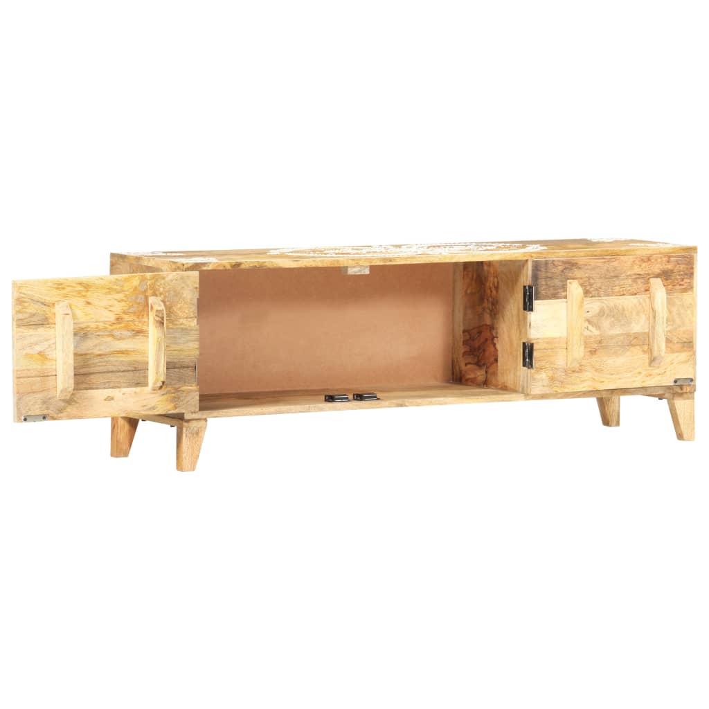vidaXL Mueble de TV madera maciza de mango 120x30x40 cm