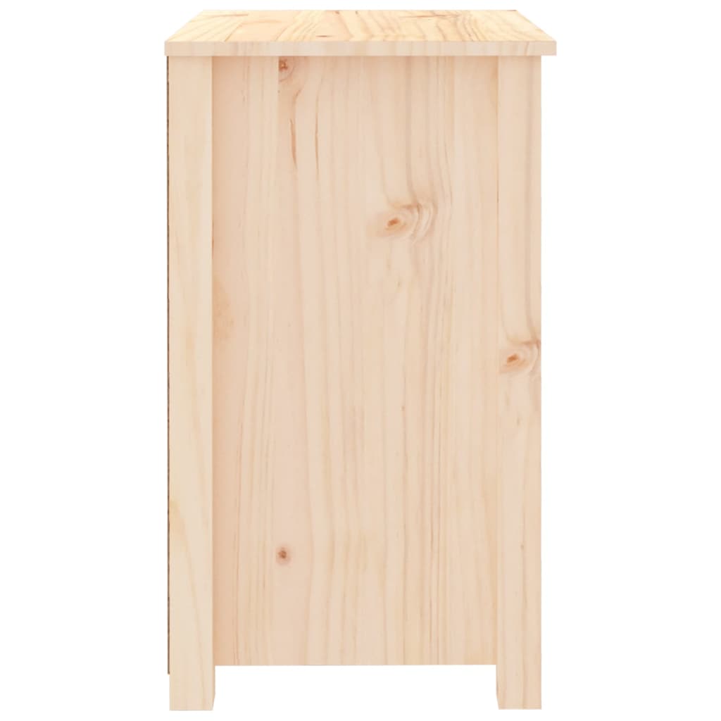 vidaXL Mesitas de noche 2 uds madera maciza de pino 50x35x61,5 cm