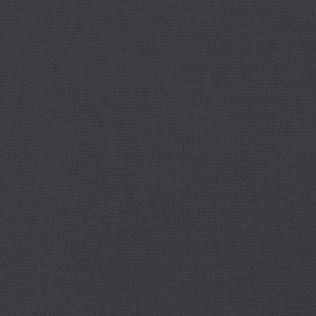 vidaXL Cojines de silla de jardín 2 uds tela Oxford negro 50x50x7 cm