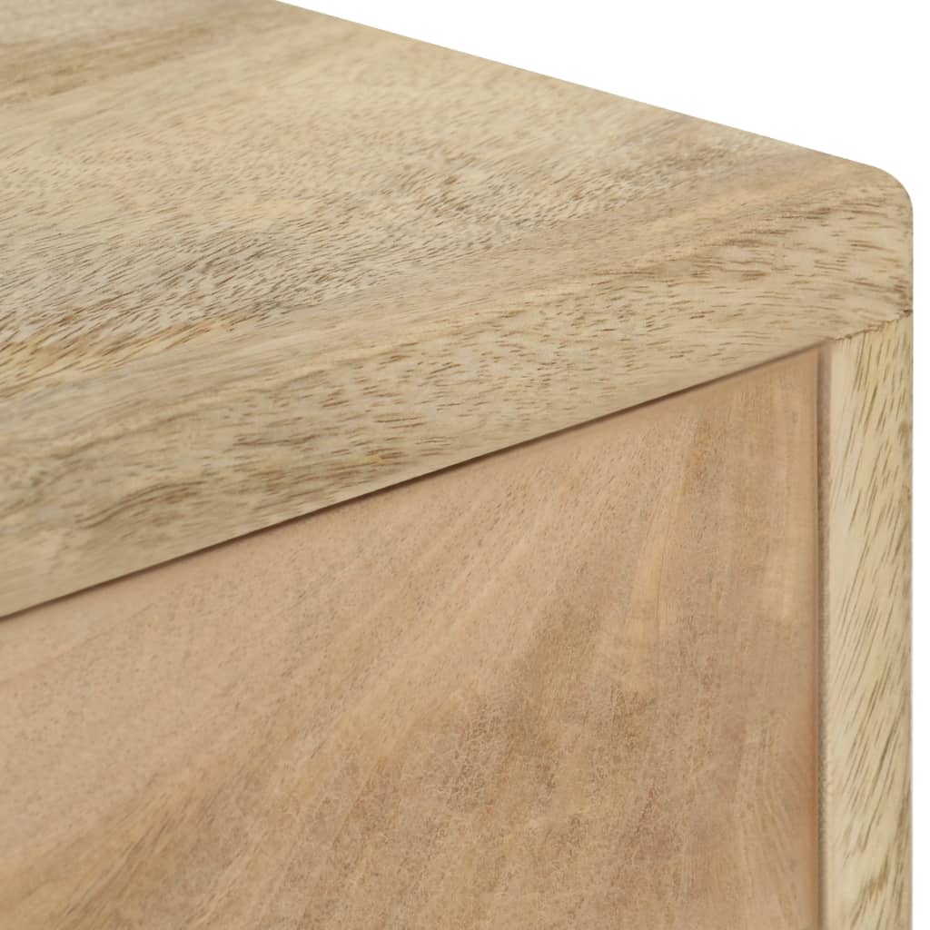 vidaXL Mesa consola de madera maciza de mango 118x45x76 cm