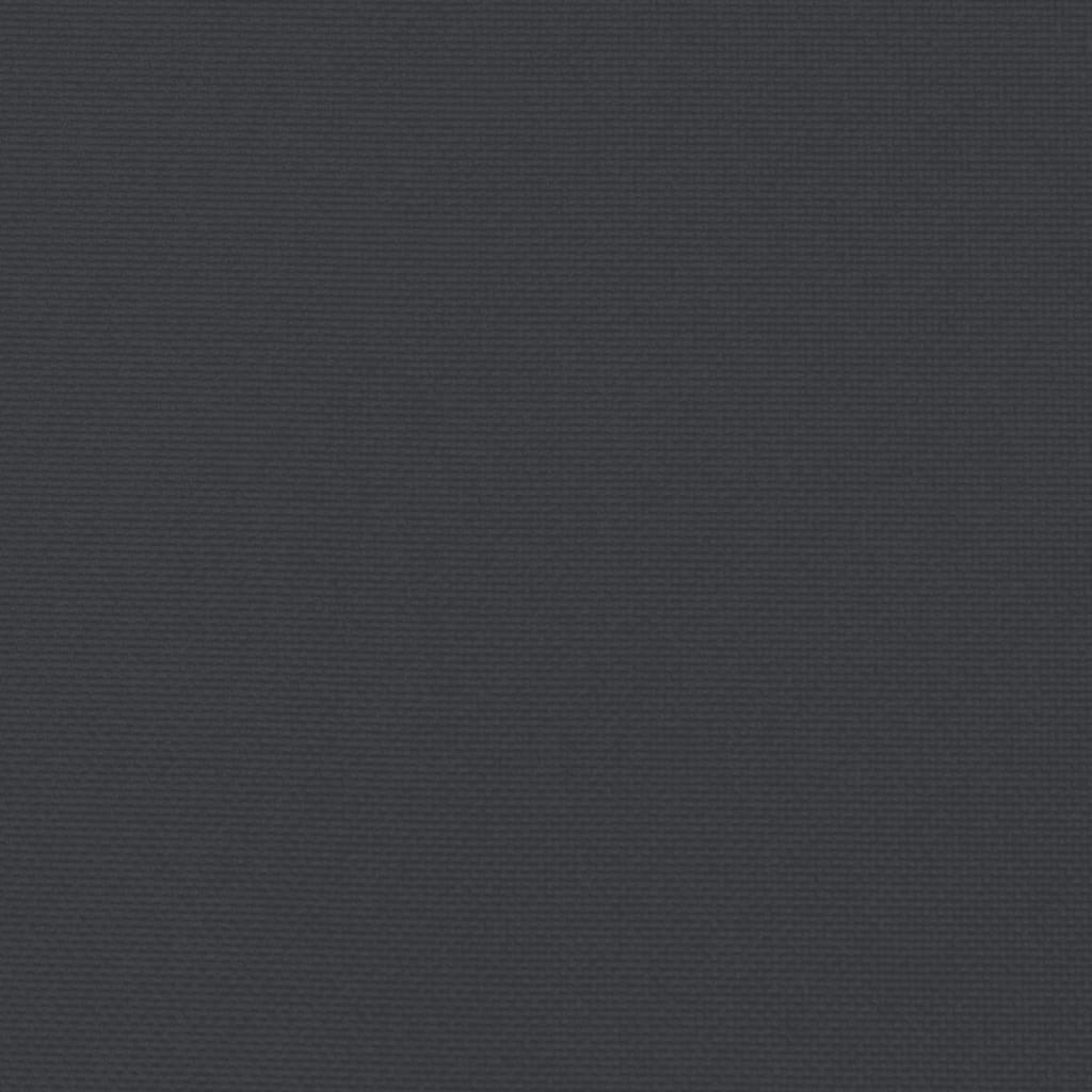 vidaXL Cojines de banco de jardín 2 uds tela Oxford negro 100x50x7 cm