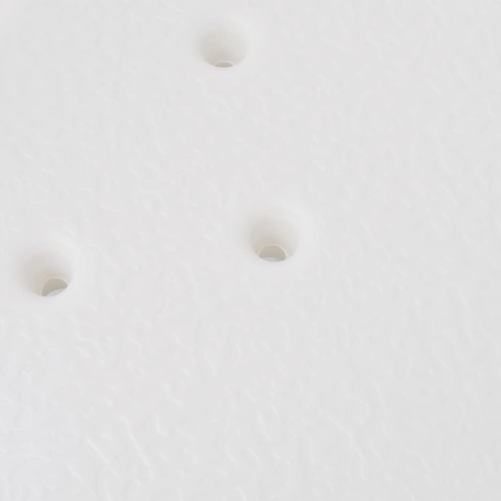 vidaXL Silla de ducha de aluminio blanco
