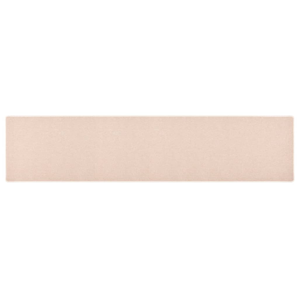 vidaXL Alfombra de pasillo marrón claro 50x250 cm