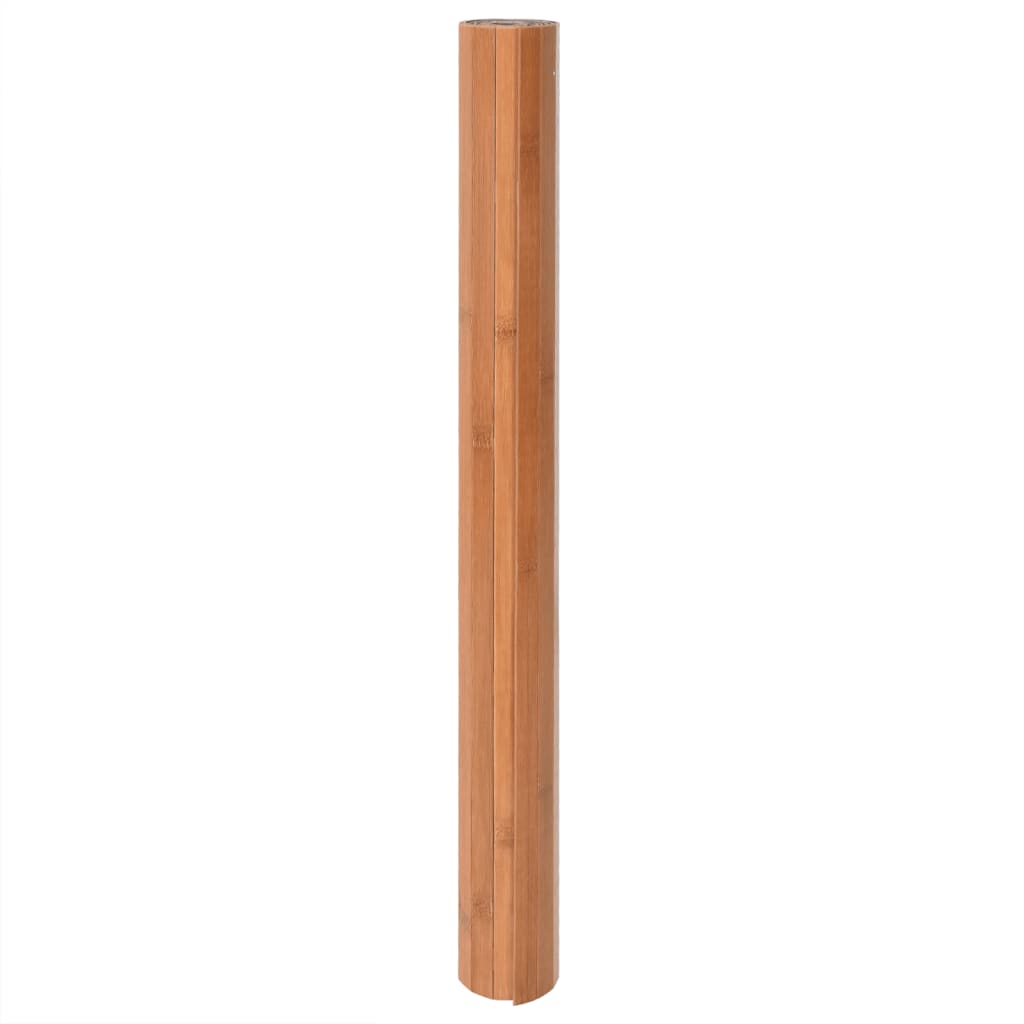 vidaXL Alfombra rectangular bambú color natural 60x400 cm