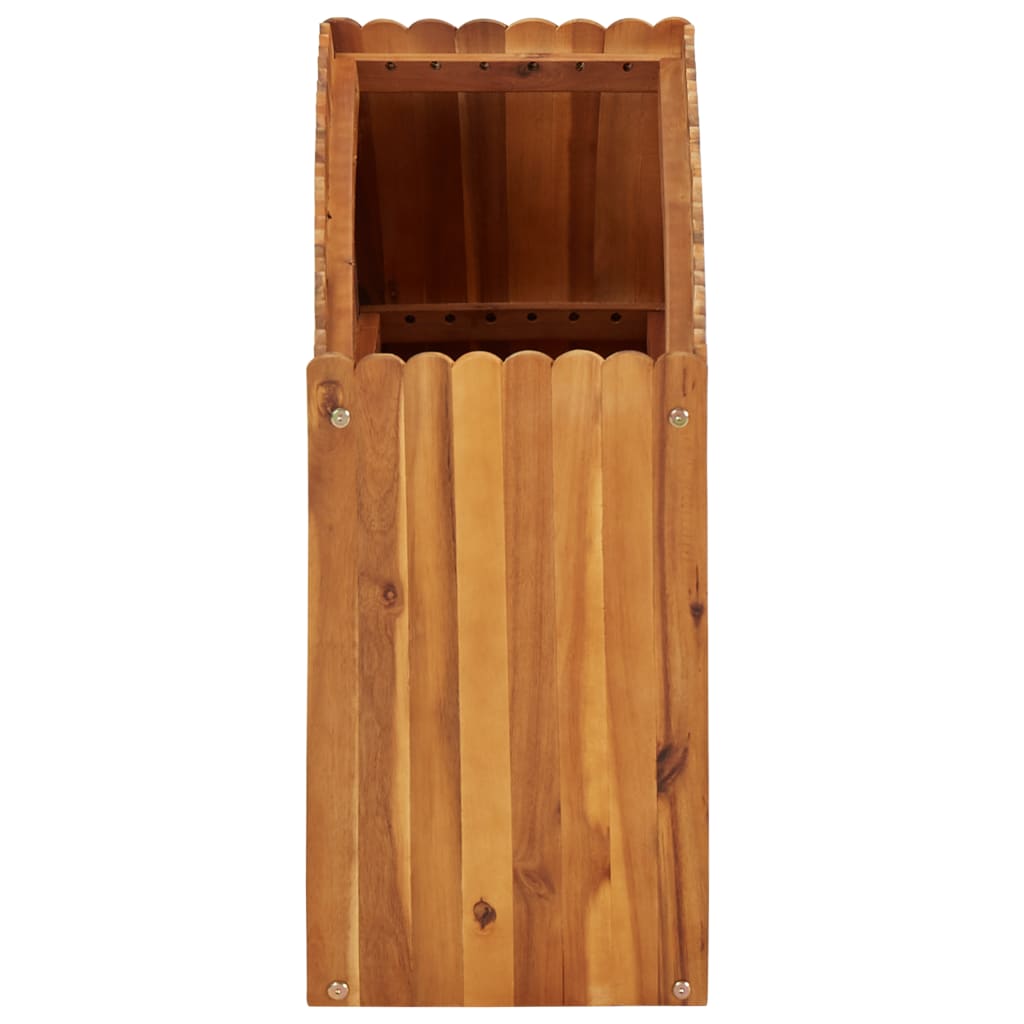 vidaXL Arriate de madera maciza de acacia 100x30x50 cm
