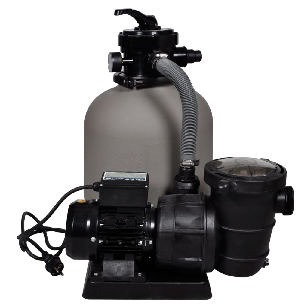 vidaXL Bombas de filtro de arena 2 unidades 600 W 17000 l/h