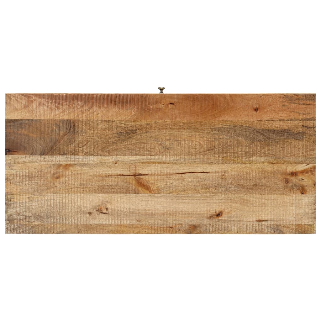 vidaXL Mesa de centro madera maciza de mango 110x50x40 cm