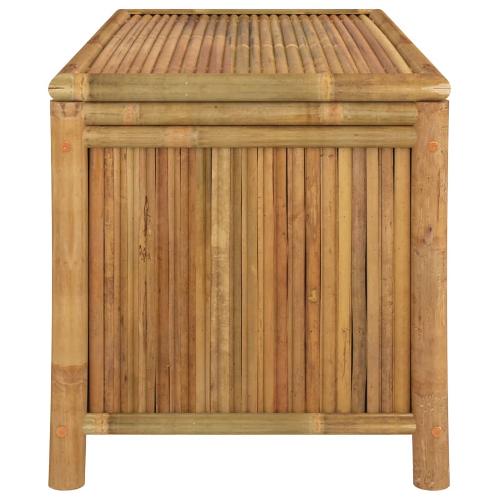 vidaXL Caja de almacenaje de jardín bambú 110x52x55 cm