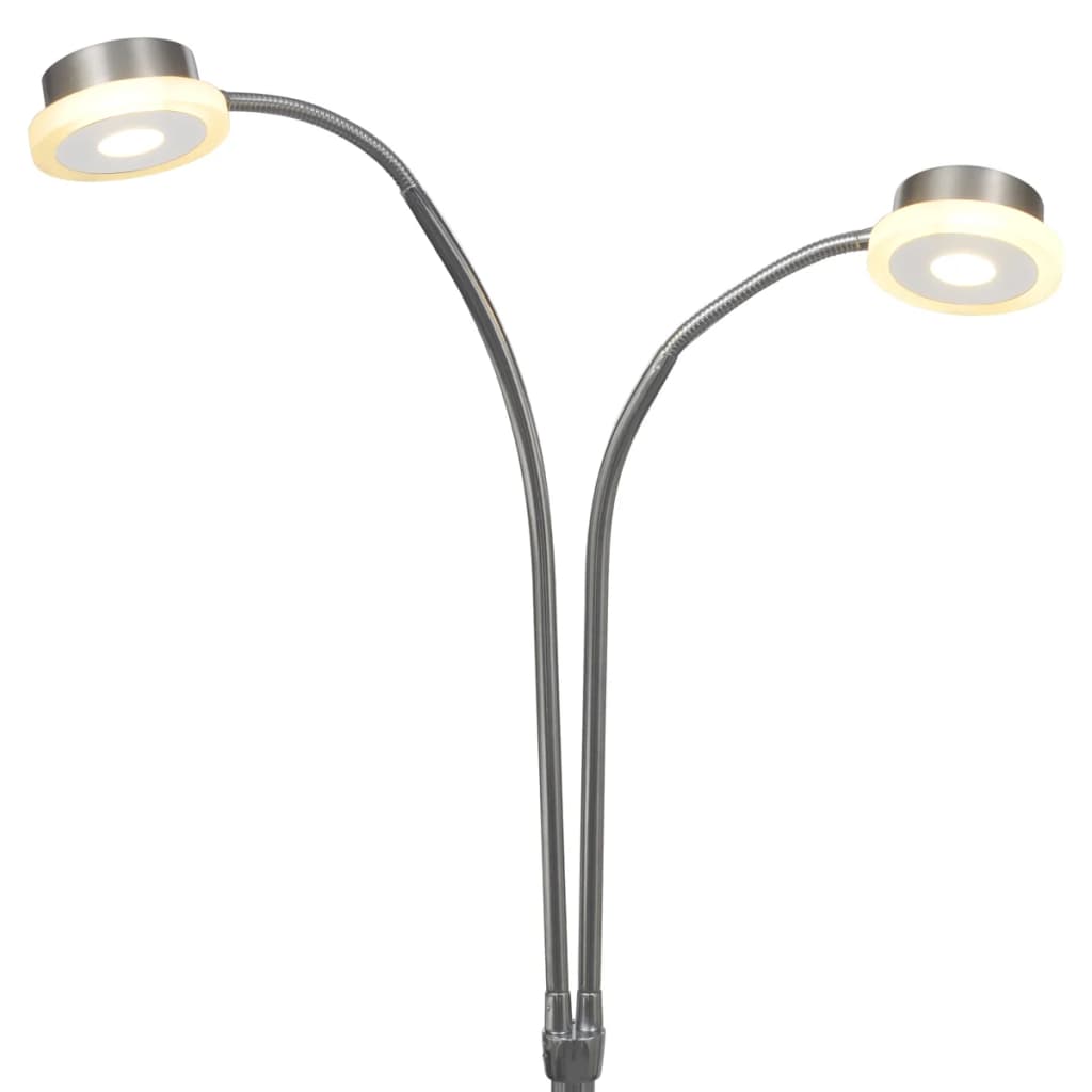 Lámpara de Pie con 2 Brazos Ajustables y LED Incorporado 2 x 5 W
