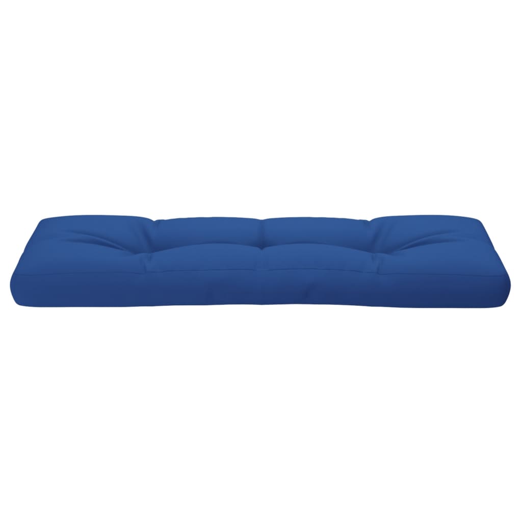 vidaXL Cojín para sofá de palets de tela azul 120x40x12 cm