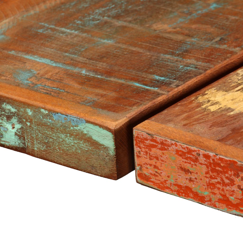 vidaXL Mesa de bar de madera maciza reciclada 150x70x107 cm