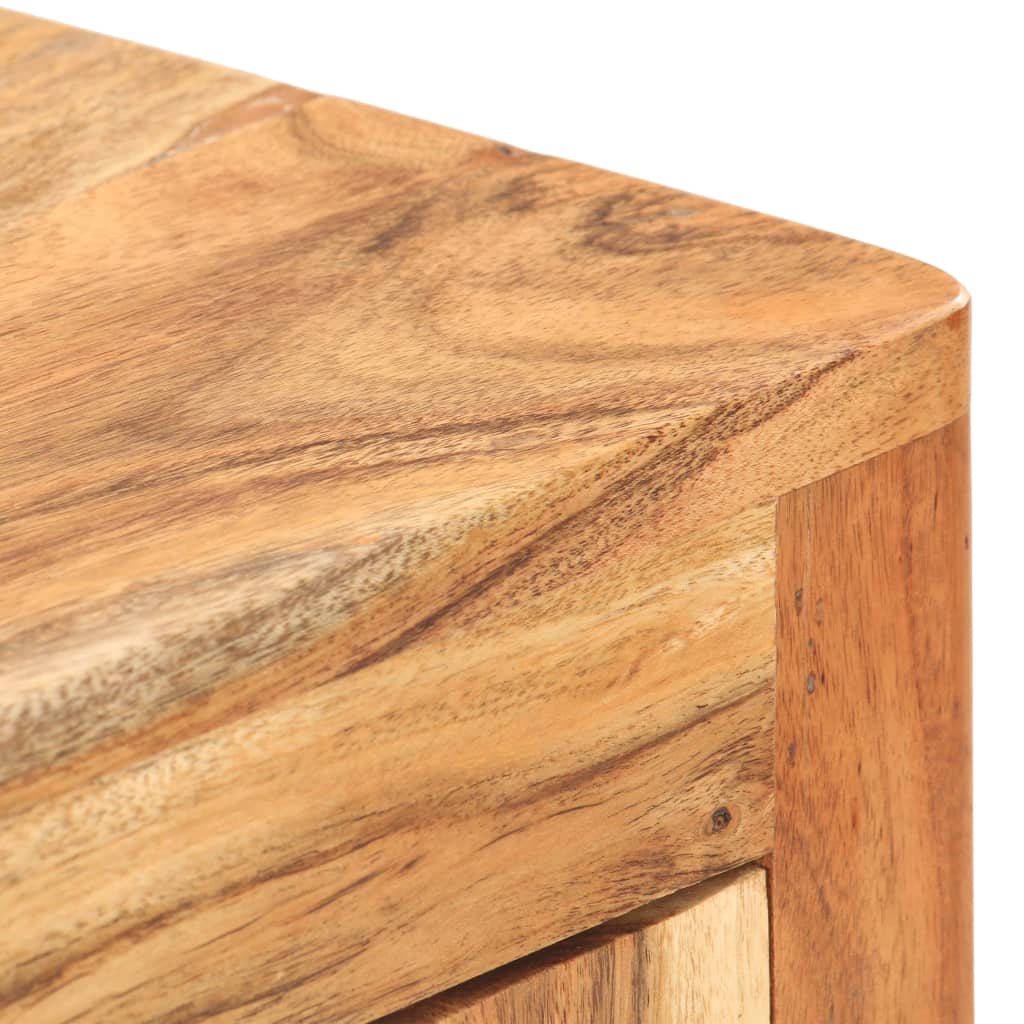 vidaXL Aparador de madera maciza de acacia 60x35x75 cm